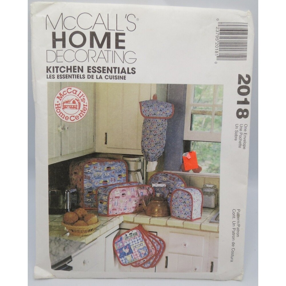 McCall's 2018 Home Decor Kitchen Essentials One Size 1999 Vintage